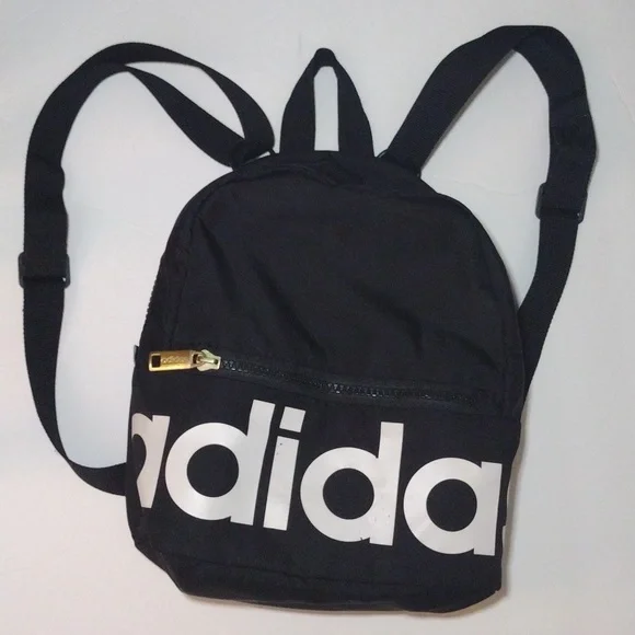 adidas | Bags | Adidas Mini Backpack Black W Adidas Logo  display picture 2